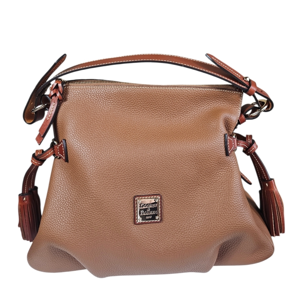 NWOT Dooney & Bourke Brown Leather Shoulder Bag